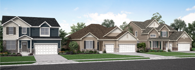 Exterior of Lennar single family home