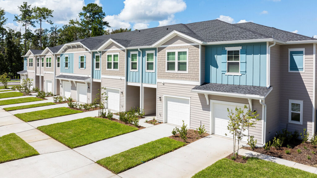 Longbay Townhomes Streetscape