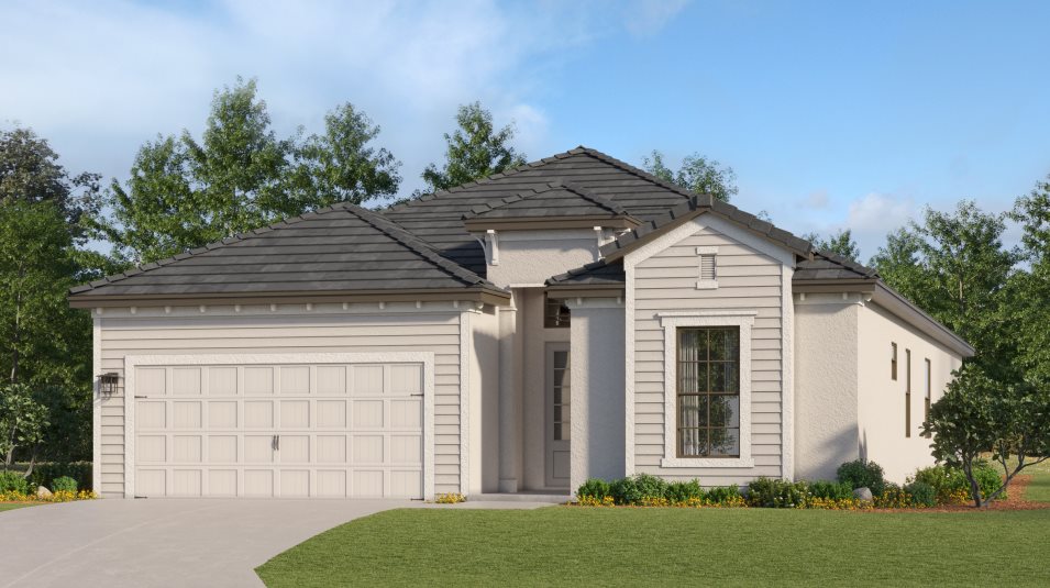 A ranch-inspired exterior (Maria at 19715 Conch Dr, Executive Golf Collection)