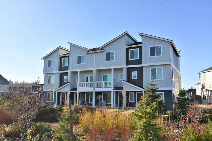 Townhome Collection Ten Trails Mountain View Streetscape