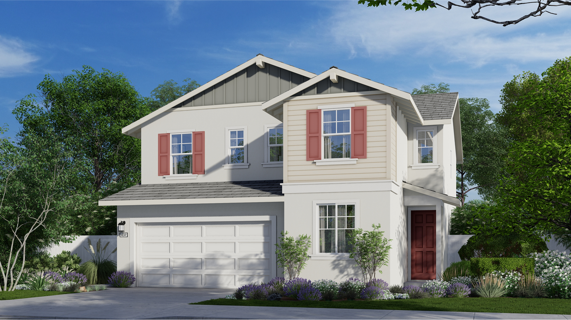 Exterior C – Farmhouse home