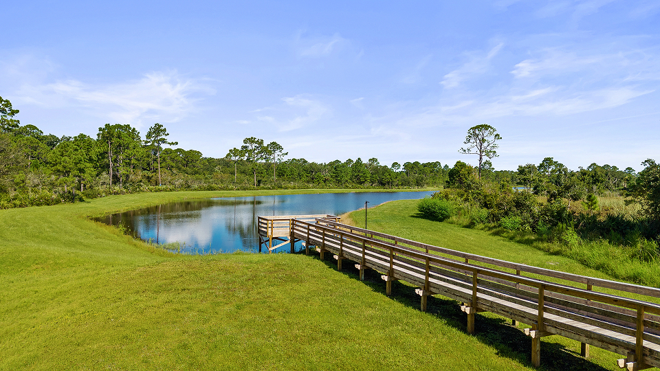 Parks Edgewater Amenity Dock 1of3 (Pond in The Parks at Edgewater)