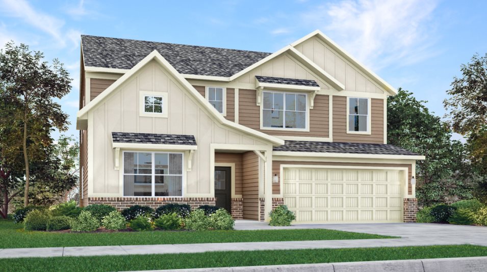 Valencia Exterior Rendering C (Valencia at 6351 Kilpatrick Lane, Magnolia Ridge Venture)