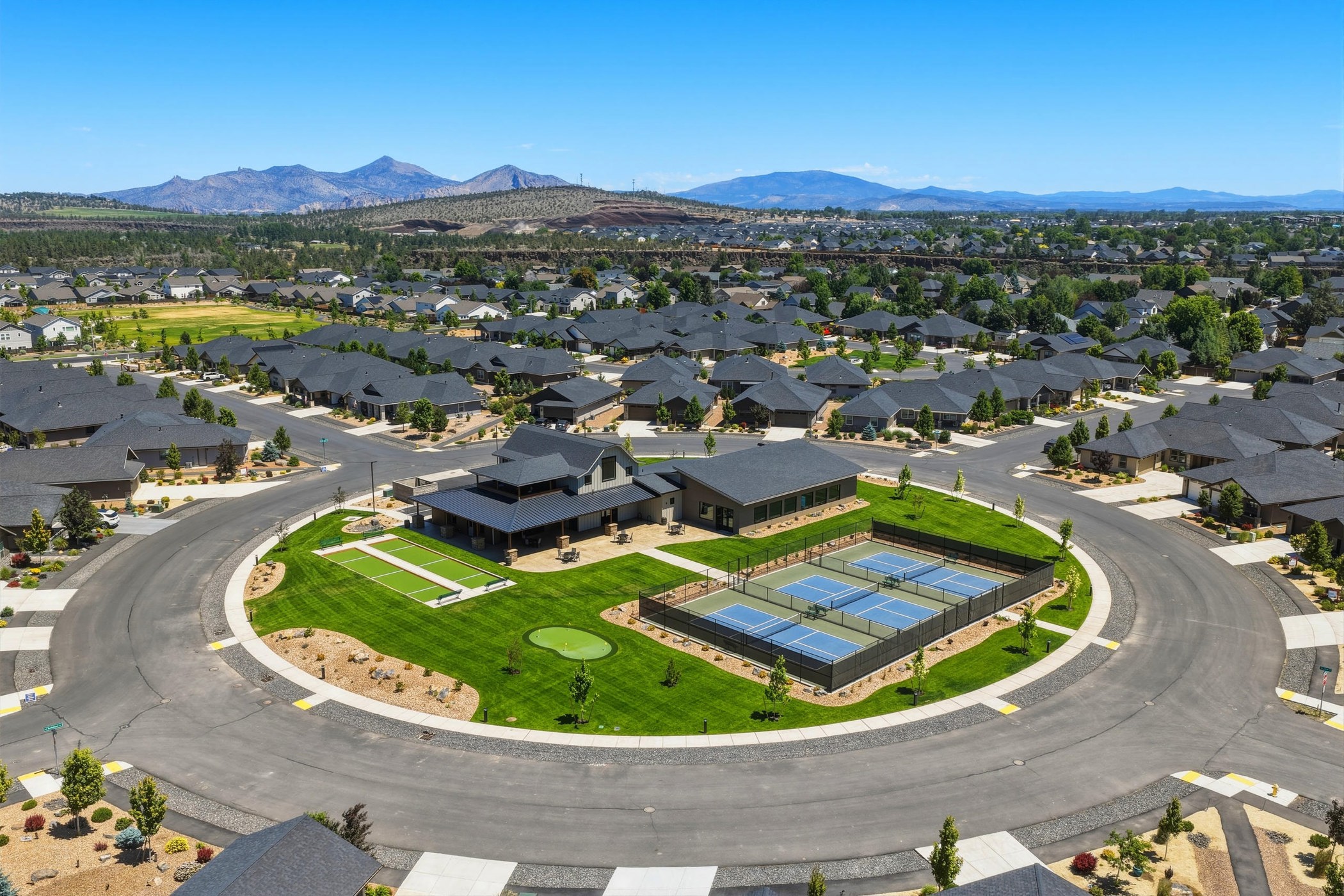 Dry Canyon Amenity Clubhouse Aerial