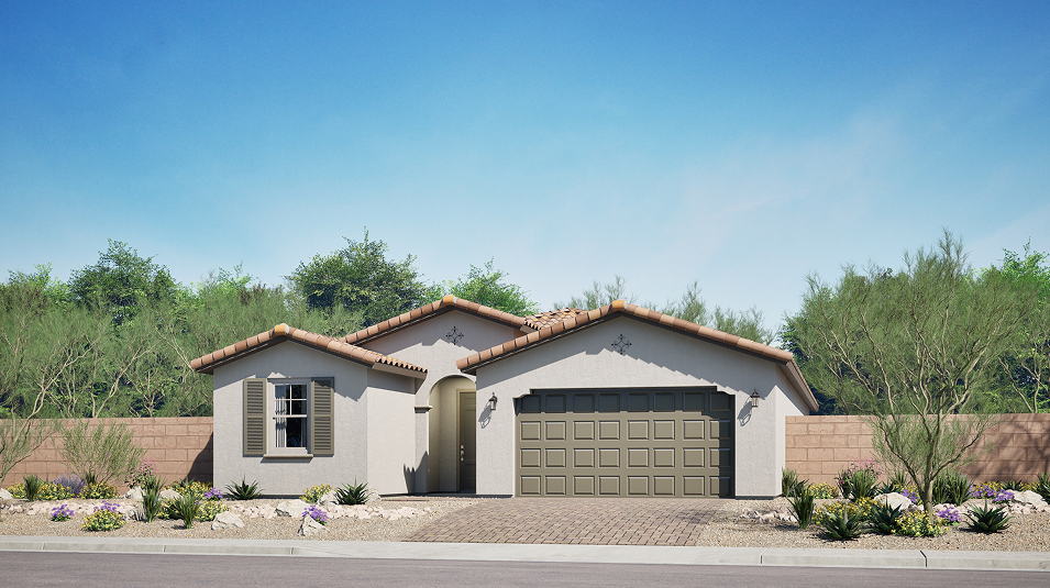 4076 Horizon III Anderson Farms Clark II Spanish Colonial A (Clark II Plan 4076 at 36467 W Oliveto Ave, Horizon III)