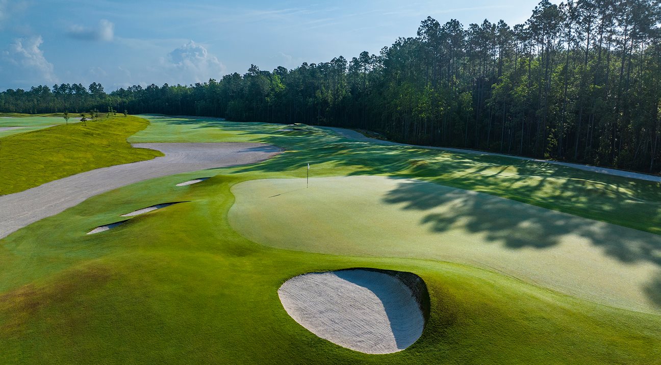 Stillwater golf course fairways and water features