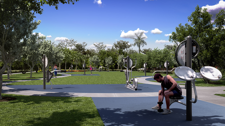 Emerald Palms Amenity Outdoor Gym 1of2 (Outdoor Gym in Emerald Palms)
