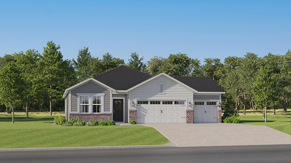6159 Alan 3 Car Garage Windows B (Alan (Exterior B) in Grey Hawk)