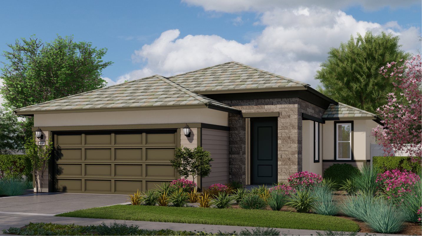 Exterior B - Artisan Prairie home exterior (Residence 1437 at 8397 English Lace Loop, Molise | Active Adult 55+)