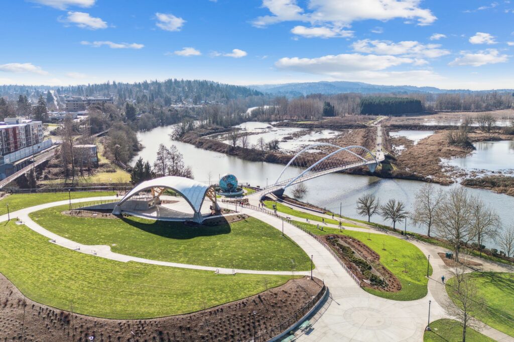Riverfront park in Salem