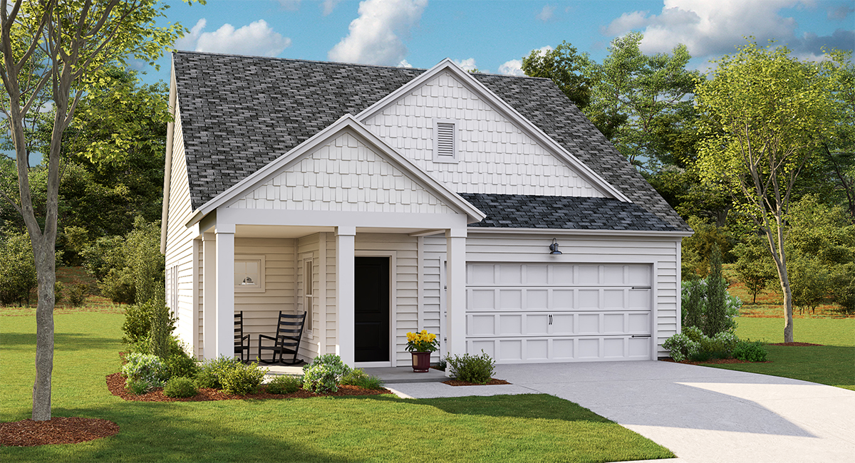 Palmetto P elev (Palmetto at 137 ORCHARD BLOSSOM LANE, Carolina Collection)