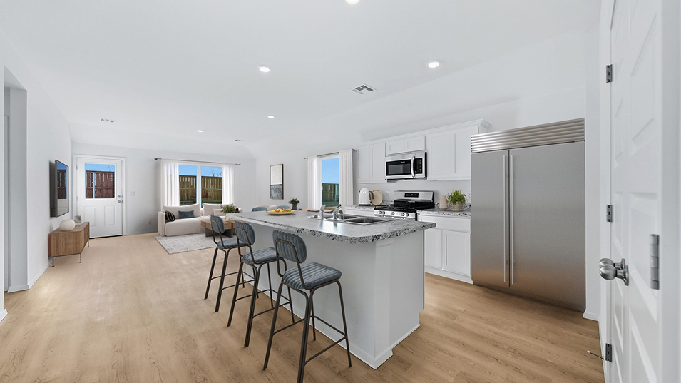 Taylor Core R460 Ridgeland Kitchen 1of2 F1 Base2 (Rc Ridgeland (Kitchen) in Homestead at Spring Creek)