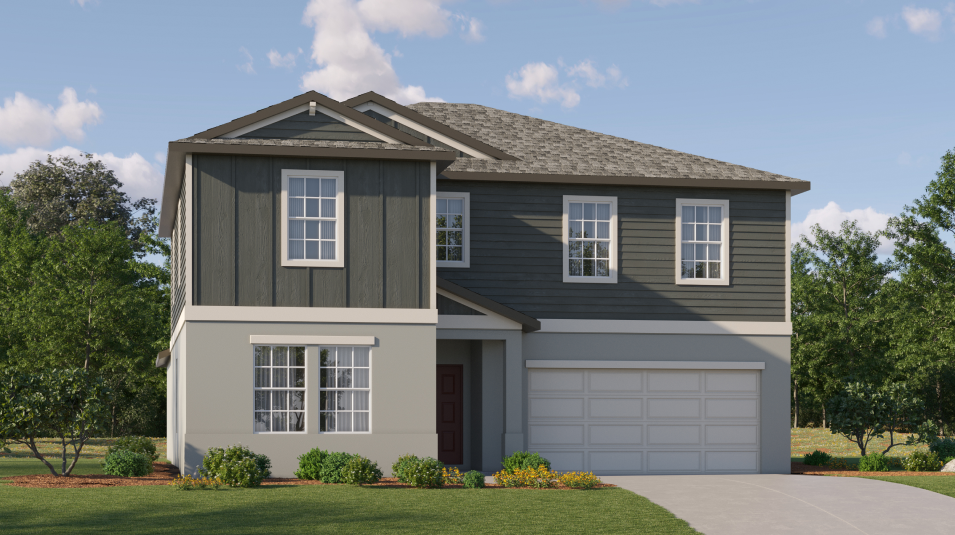 Trenton elevation M (Trenton at 17651 Angel Flower Dr, The Estates)