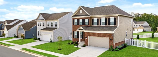 Exterior of Lennar single family home