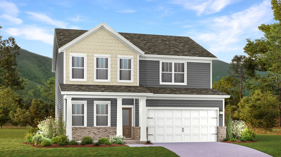 Hamilton Exterior Rendering A (Hamilton (Exterior A) in Newberry)