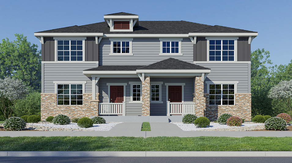 Timber Lark Paired Homes Lucent I Lucent II HC (Lucent I at 6434 Red Willow Drive, Paired Homes A)