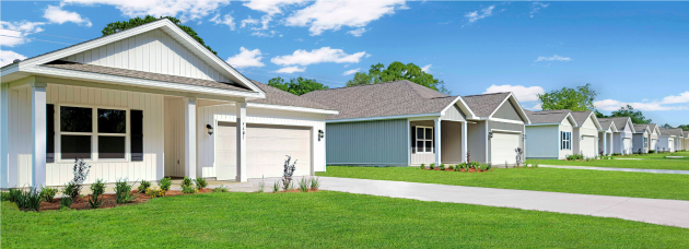 Exterior of Lennar single family home