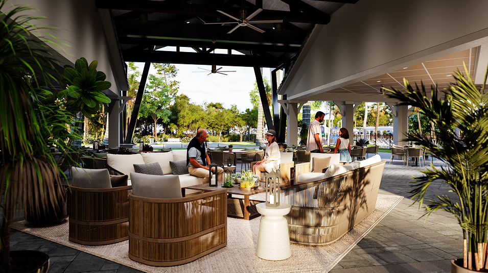 Rivergrass Amenity Clubhouse Breezeway (Clubhouse in Rivergrass)