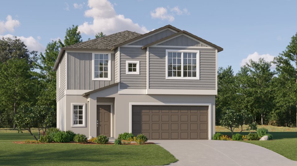 Boston elevation K (Boston at 18054 Pleasantview Blvd, The Manors)