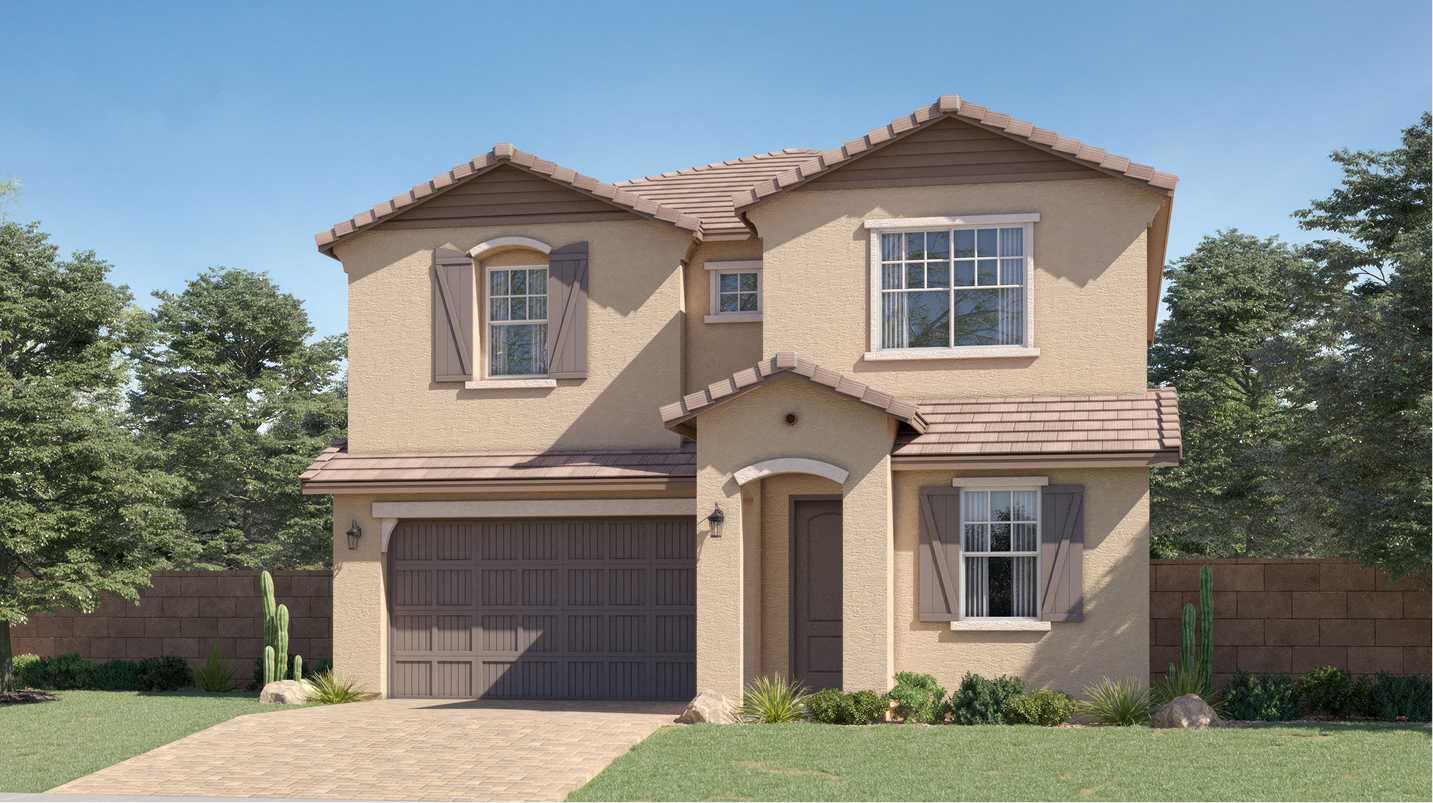 3524 Discovery Mystic Cottonwood French Country F (Cottonwood Plan 3524 at 12042 W Calle Escuda, Majestic)