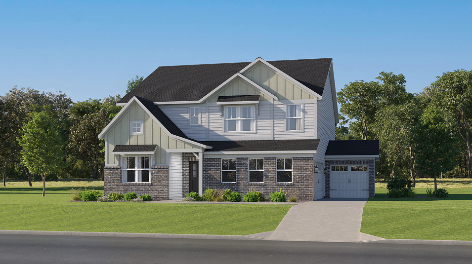 Auburn Meadows Valencia 3 Car SL Brick Carriage C