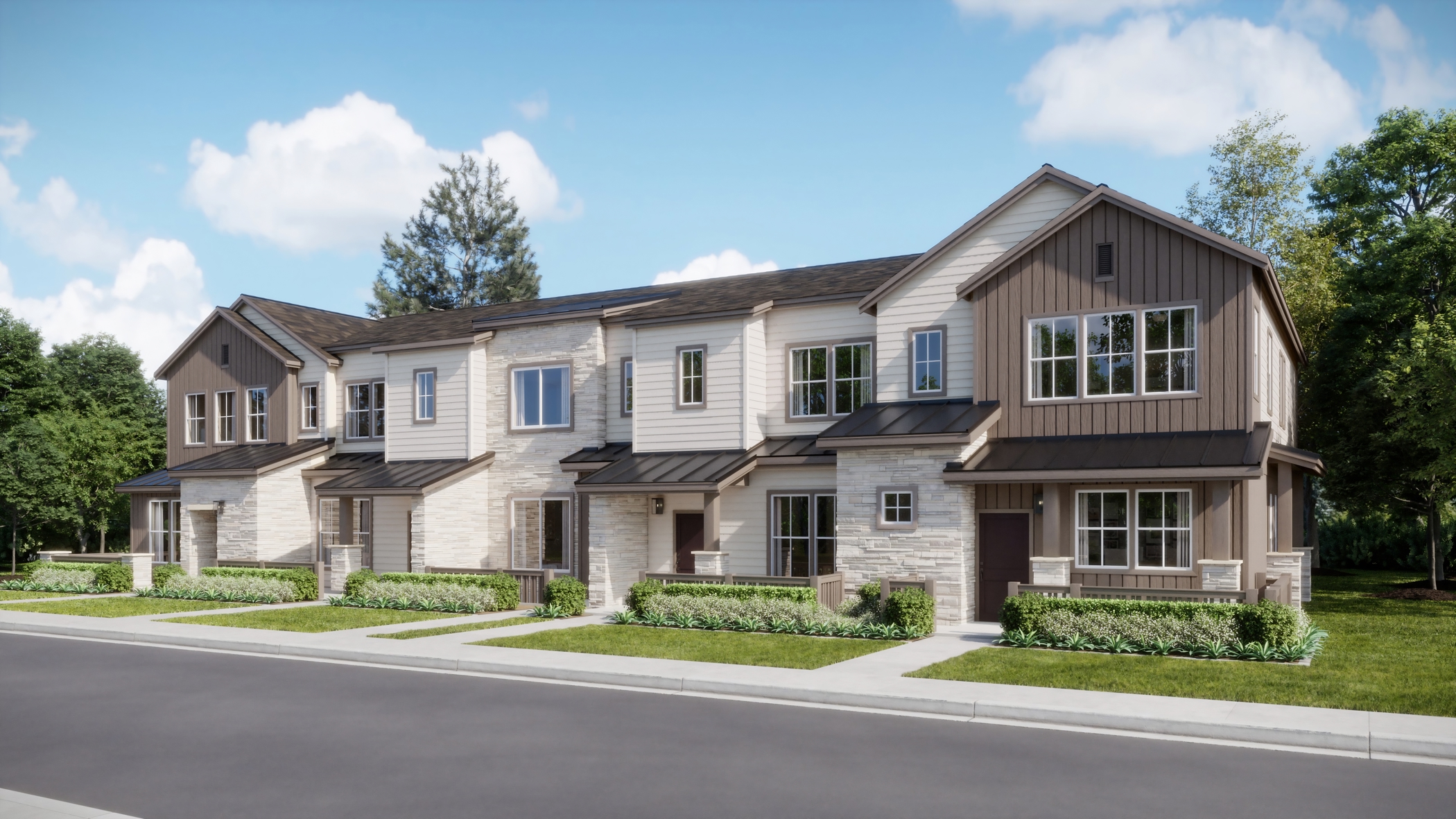 Parkside Sterling Ranch 5 Plex Country Ranch Plan305  Plan306  Exterior D C R5 (1)