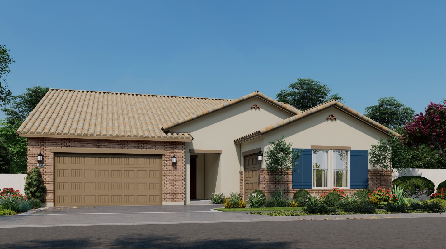 Exterior D - Early California home exterior (Residence 2750 at 8206 Sprayrose Lane, Emilia | Active Adult 55+)