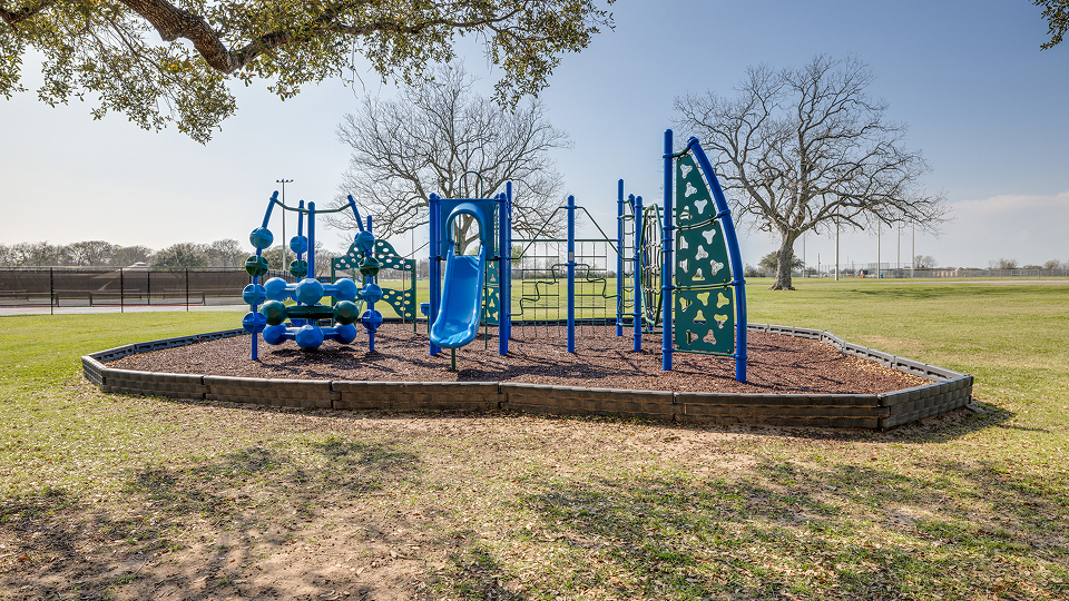 Richmond Aerial Jones Creek Ranch Park Playground 4of6 (Playground in Binford Creek)