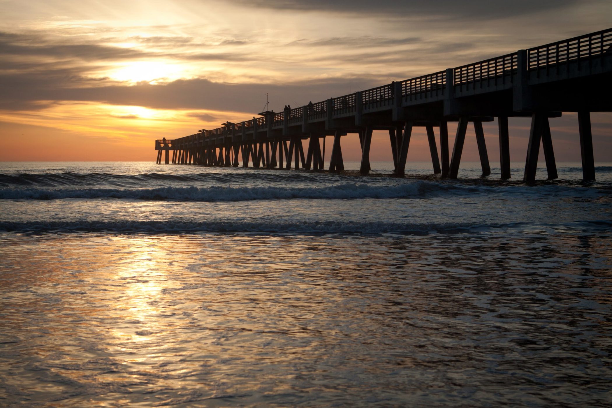 Jacksonville Beach Pier Sunset