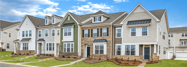 Exterior of multi-family home