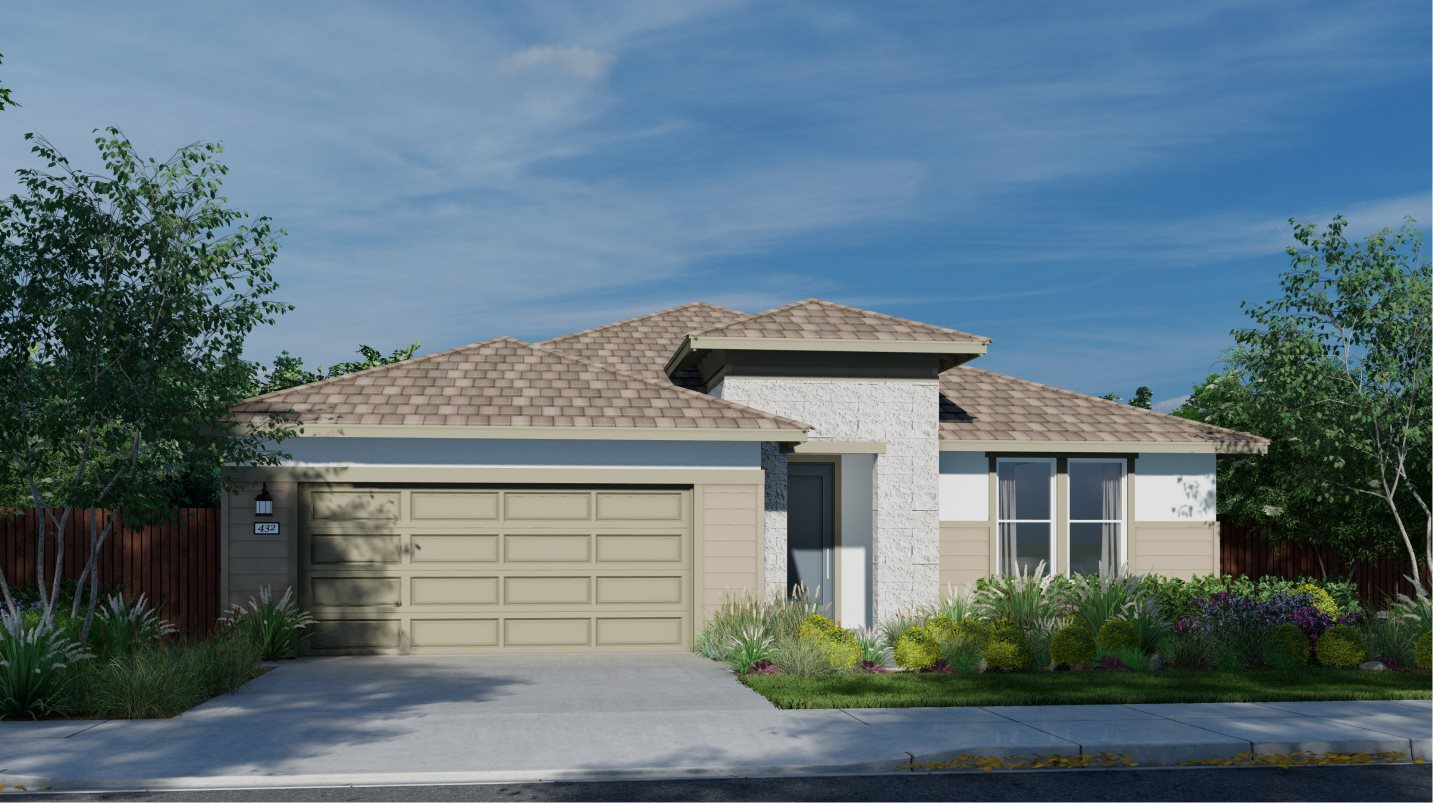 Residence 1903 Elevation B - Artisan Prairie (Residence 1903 at 2020 Oswego Street, Legends II | Active Adult 55+)
